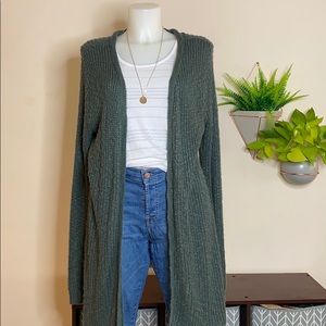Stitches & Stripes- Lace Up Cardigan